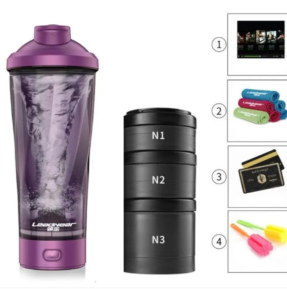 Fitness Shaking Cup with built in Mixer