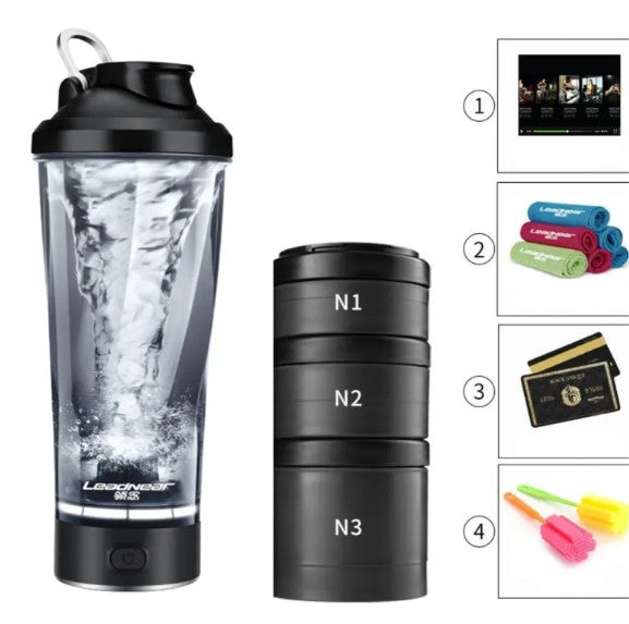 Fitness Shaking Cup with built in Mixer
