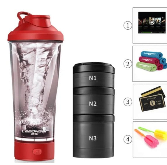 Fitness Shaking Cup with built in Mixer