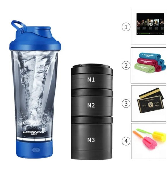 Fitness Shaking Cup with built in Mixer